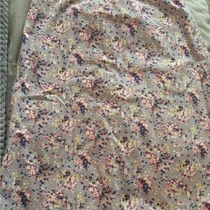 Boden Multicolor Floral Pencil Skirt